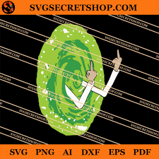 Free Free Rick Middle Finger Svg SVG PNG EPS DXF File