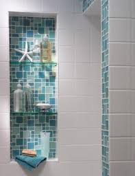 Tiled Alcove Ours Will Have Separate Spaces Not Shelves Accent Tile Just In The Back With The Wh Badezimmer Renovieren Badezimmer Design Badezimmer Klein