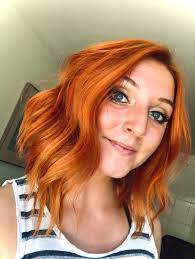 Orange Summer Hair Copper Orange Hair Red Bob Hair Orange Hair Color