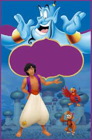 Free Printable Aladdin Invitation Template Fiesta De Aladin Imagenes De Aladino Fiesta De Jazmin