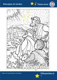 Klik hier voor kerstverhaal herders. Kleurplaat De Herders In Het Veld 2 Thema Kerst Voor Kleuters Kleuteridee Free Printable Kerst Bijbelknutselwerk Bijbel Kleurplaten