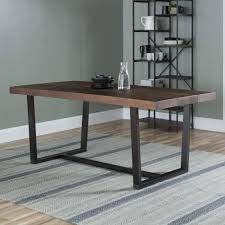 Whether you opt for a modern or traditional style, your dining set will be the centerpiece of your home. Walker Edison Andre Modern Solid Wood Dining Table 72 Inch Mahogany Brown Buy Online In Bahamas At Bahamas Desertcart Com Productid 90256307