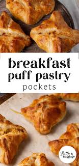 Breakfast Puff Pastry Pockets An Easy Breakfast Butter Baggage Recipe In 2020 Breakfast Puff Pastry Frozen Puff Pastry Recipes Easy Puff Pastry Recipe