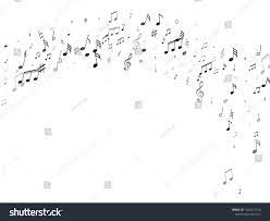 Music Notes Treble Clef Flat And Sharp Symbols Flying Vector Background Notation Melody Record Clip Art Jaz Studio Background Jazz Music Flyer Design Ideas