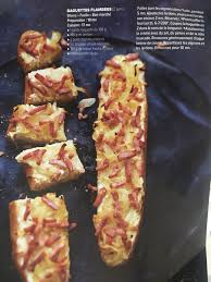 Baguettes Creme Fraiche Lardons Recette Lardon Baguette