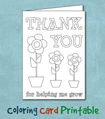 You can print at home or email personalized thank you cards from gotfreecards.com. Coloring Teacher Thank You Card Printable Custom By Veryfairygood Teacher Thank You Cards Printable Coloring Cards Teacher Appreciation Cards