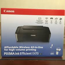 Canon e470 is a wireless printer that allows you to print, scan, and copy using it. Canon Pixma E470 3 In 1 Printer Computers Tech Printers Scanners Copiers On Carousell