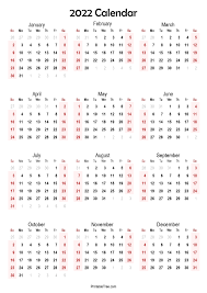 Download pdf version download microsoft word version. Printable Calendar 2022 One Page With Holidays Single Page 2022 Yearly Blank Pdf Templates