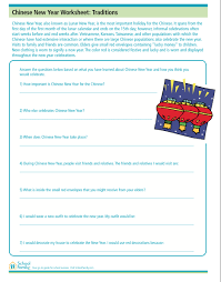 Reading Comprehension Worksheet With Chinese New Year Theme Reading Comprehension Worksheets Comprehension Worksheets Reading Comprehension