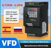 Economical VFD 0.75KW 1.5KW 2.2KW 220V 380V Variable Frequency Drive  Converter Inverter 4KW 5.5KW AC Motor Speed Controller - AliExpress