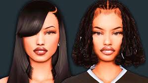 🤍 Sims 4 Cas Baddie Gamer Girl