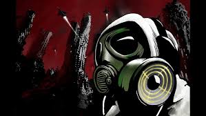 Kalau pakai masker ini muka pasti kinclong. Bassline Vektor Karakter Merah Kotor Mindex Masker Gas Apokaliptik Wallpaper Hd Wallpaperbetter