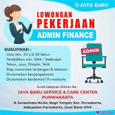 Hanya kandidat yang sesuai dengan kualifikasi yang akan mengikuti proses selanjutnya. Lowongan Kerja Jaya Baru Service Care Center Purwakarta Desember 2020