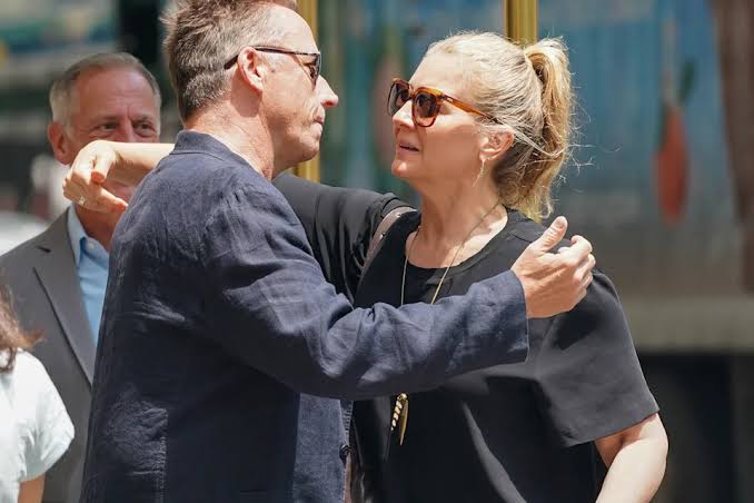 Anne Burrell's husband, Stuart Claxton, seen for the first time since  chef's tragic death