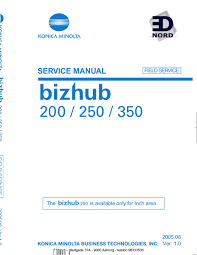 Encuéntrelo todo, desde drivers a manuales, de todos nuestros productos bizhub o accurio. Konica Minolta Bizhub 250 Service Manual Pdf Download Manualslib