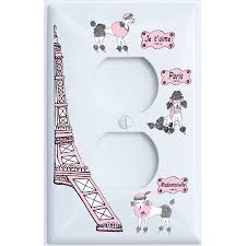 Poodle In Paris Light Switch Plate Covers For The Wall Paris Room Decor Outlet Cover Walmart Com Paris Room Decor Paris Themed Room Paris Rooms