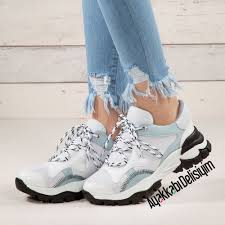 Viyta Mavi Kalin Tabanli Spor Ayakkabi Ayakkabilar Ayakkabi Erkek Sneaker