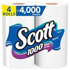 You can even use it in your rv or boat. Scott 1000 Sheets Per Roll Toilet Paper Target
