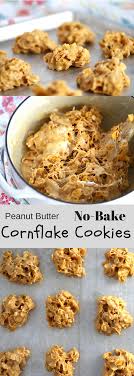 Cornflake Peanut Butter Cookies Easy Snack For After School Snacks Cornflake Cookies Peanut Butter Cornflake Cookies Butter Cookies Easy