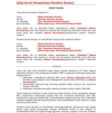 Maybe you would like to learn more about one of these? Download 4 Contoh Surat Kuasa Bank Bri Bca Bni Mandiri Doc Pdf