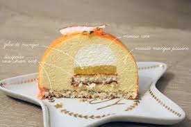 Buche Exotique8 Buche De Noel Gateau Mousse A La Mangue Fruits Exotiques