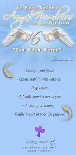 Too Much Worry Angel Number 6 66 666 6666 Easy Guide To Angel Numbers