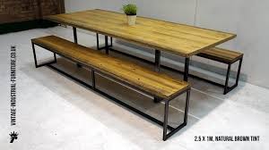 This guide reviews the standard sizes for each table, including dimensions and other considerations. Industrial Loop Leg Dining Table