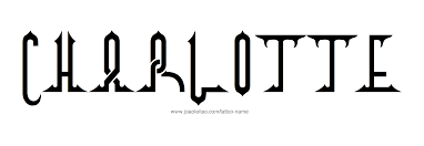 Black/grey, color, custom, polynesian, asian, lettering and any style and idea that comes to mind we have an artist available for you. Charlotte Name Tattoo Designs