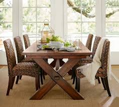 Perfect Pair Toscana Extending Dining Table Seagrass Chair Pottery Barn Dining Room Seagrass Dining Chairs Dining Room Table