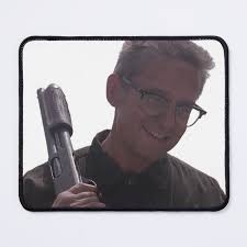 "Falling Down 1993 smiling with a shotgun