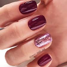And to help you get inspired to pull out your polishes tonight, i handpicked the 25 cutest thanksgiving nail art ideas to copy, below. 50 Newest Burgundy Nails Designs You Should Definitely Try In 2021 Nails Wine Nails Short Nail Manicure