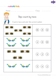 skip counting worksheets for kindergarten pdf skip counting by 2s 5s and 10s