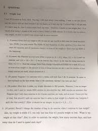 The problem… gaining the weight back between rounds. Solved 2 Questions 2 1 Weight Loss I Was 210 Pounds In Ju Chegg Com