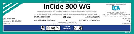 Please find below pest control safety information documentation. Incide 300 Wg Ica International