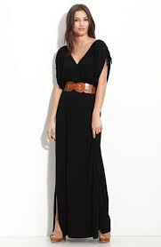 Solid Color Maxi Dress In Hot Weather Wear With Sandals And Belt It In Cool Weather Knee Boots And Lot Solid Color Maxi Dresses Maxi Dress Black Maxi Dress