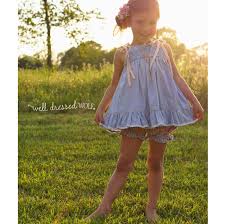 Well Dressed Wolf Lakehouse Tunic Set Hampton Blues 3t Well Dressed Wolf Cute Girl Dresses Girl Outfits