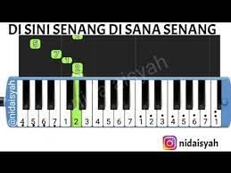 NOT ANGKA PIANIKA DI SINI SENANG DI SANA SENANG - YouTube