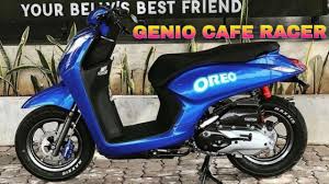 Harga honda genio dan spesifikasi honda genio kini menjadi model skutik terbaru pt astra honda motor yang mana akan bersaing di kelas 110 cc. Honda Genio Oreo Youtube