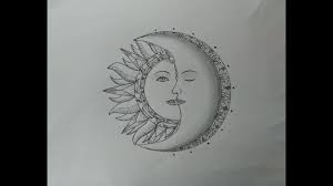 Sun moon and stars rhapsody ceramic decals enamel decal fusible decal glass fusing decal waterslide decal 31677 xpression decals. How To Draw Sun And Moon Pencil Sketch Youtube