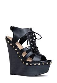 Imara Lace Up Wedge