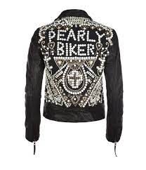 Pearly Queen Biker Jacket Leather Jackets Women All Saints Leather Jacket Biker Chic