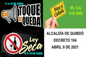 Conocé las predicciones y qué le depara el horóscopo a piscis este lunes 19 de abril de 2021 en cuestiones de salud, amor y dinero. Quibdo Ley Seca Toque De Queda Pico Y Cedula Choco 7 Dias