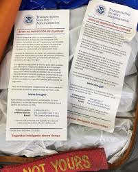 昨日の帰国直後 成田空港から発送した荷物は 既に昼前に配達されている tsaの通知書は 何故かいつも2枚同封されているけど 税金の無駄使いじゃない よその国の事だから まあ関係ないんだけど オンラインショップ オルテガベスト