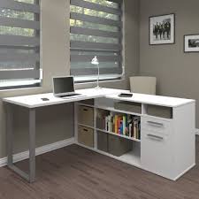 Alves L Shaped Melamine Top Computer Desk Computerdesktop L Shaped Desk White L Shaped Desk Home Office Design
