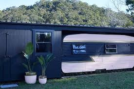 Small Space Renovation Caravan Vacation Rental Sydney Shack House Three Birds Renovations Caravan Renovation