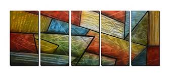 Contemporary aluminum wall imagery is made directly from your art work or photos which are printed on metal. Winpeak Art Multi Colored Aluminum Metal Wall Art Abstract Picture Modern Contemporary Hanging Wall Decor Painting Large Indoor And Outdoor Huge Decorative Artwork Buy Online In Bahamas At Bahamas Desertcart Com Productid 94207613