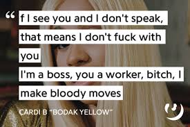 Https Genius Com Cardi B Bodak Yellow Lyrics Cardi B Quotes Cardi B Lyrics Cardi B
