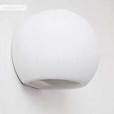 Wandlampe Wohnzimmer Flot Mit Schonem Lichtkegel Runde Leselampe Wand Aus Gips Individuell Bemalbar Wandstrahler Schlafzim Wandlampe Lampe Led Leuchtmittel
