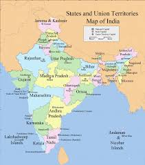 The frontiers depicted on the indian maps in wikipedia are from a neutral point of view and may differ from official government maps of india, pakistan and china. Map Of India From Http Wwwmapsofindiacom Maps India India Political Mapgif Color Sevya Handmade