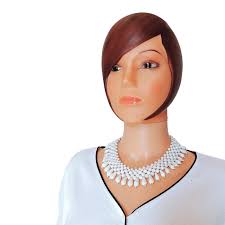 ZARA COLLIER PLASTRON perles turquoise et strass neuf SOLD OUT EUR 39,90